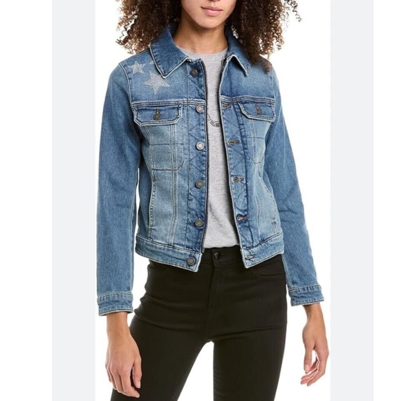 Zadig & Voltaire Star Strass Denim Jacket- S,M - Picture 1 of 14